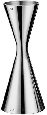 CHFYIJYHM Medida de coctelera de Acero Inoxidable de 30/45 ml o 30/60 ml, Taza de Doble Trago, Medida de Alcohol, Jigger, Utensilios de Cocina, for coctelería de Bar en casa(30ml 60ml)