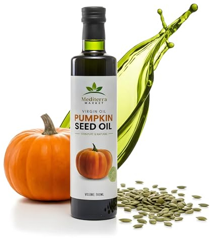 Premium Cold-Pressed Pumpkin Seed Oil 500ml – 100% Pure, Cold-Extracted for Maximum Flavor | Rich, Nutty Taste for Cooking & Finishing