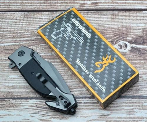 La Petite Caverne 148 - MASSIF COUTEAU DE SURVIE BROWNING MANCHE RÉSINE 13 CM OUTDOOR