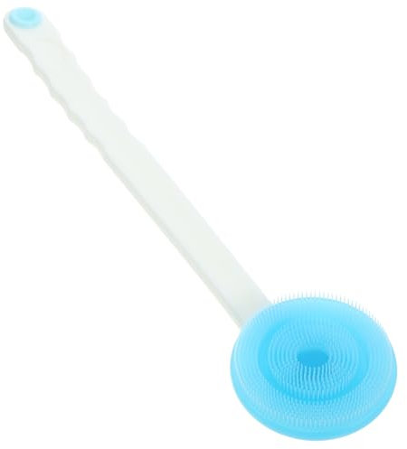 HAWILLOSCH 360grado Cepillo De Ducha Espalda Mango Silicona Anti-cepillado Giratorio