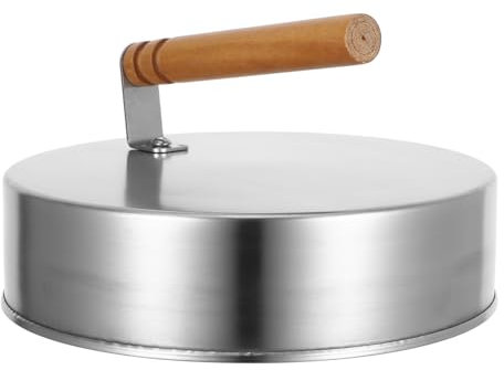 Abaodam 1pièce De Fusion Acier avec Poignée Couvercle De pour Barbecue Grill Et Griddle Outil De Cuisine Pratique pour Fromage Et
