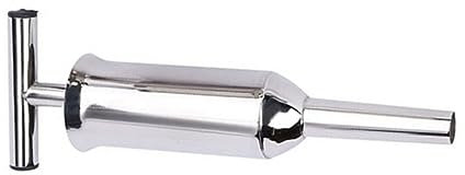 Abaodam Stainless Steel Sausage Stuffer Machine Meat Filler Sausage Maker Tube Kit for Home Commercial Use