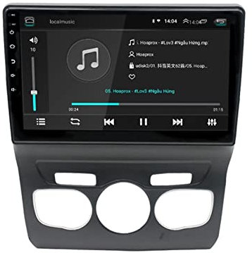 HUVNEXA Reproductor multimedia for coche Android 10, 4G, 64G, DSP, 2 Din, radio for coche, GPS, navegador, estéreo, WiFi, ocho núcleos, compatible con Citroen, C4, C4L, 2013-2017 Sistema multimedia(2G