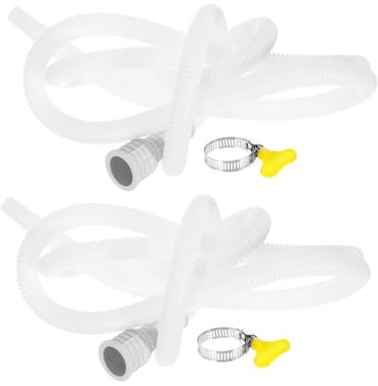 DIYEAH 2Piezas Manguera de Drenaje de Aire Acondicionado Portátil Manguera Flexible Unidades de Ca de Lavadoras y Electrodomésticos Resistente