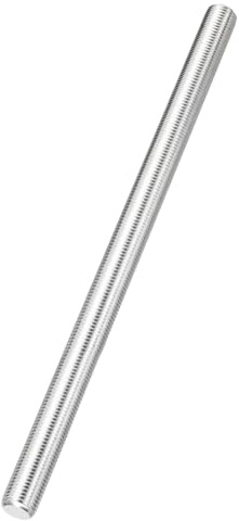 QUARKZMAN Vollgewindestange M14 x 1 5 mm Steigung 304 Edelstahl | Rechtsgewinde Feingewindestangen Lange Gewindestangen Befestigungselemente, 250 mm/10 Zoll, Für Ankerbolzen Aufhänger Klemmen
