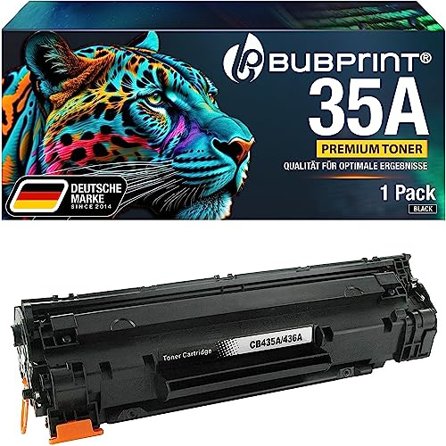 Bubprint toner kompatibel med HP 35A CB435A svart 2000 sidor | Passar LaserJet P1005 P1006 P1007 P1008 P1009