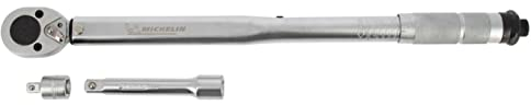 Llave dinamométrica MICHELIN MTW-210 1/2'' en caja con barra extensible y adaptador