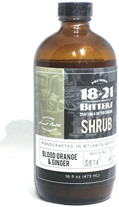 18.21 Blood Orange & Ginger Shrub 16oz Drinking Vinegar