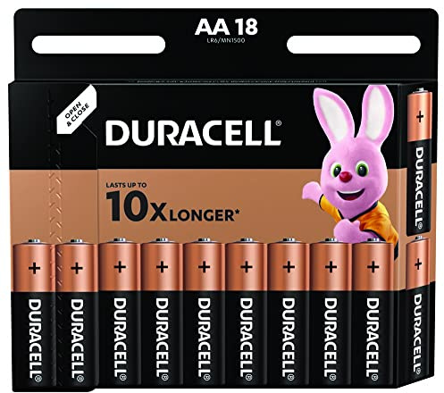 Duracell Duralock Basic AA Lot de 18 Piles alcalines