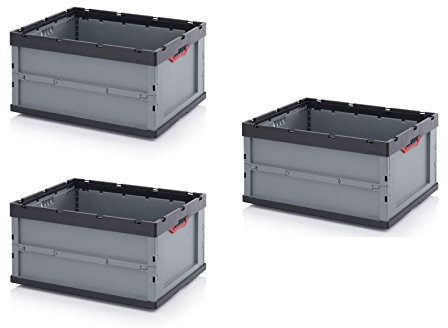 3 x professionell fällbox 80 x 60 x 44 inklusive gratis tullager * stor låda för öga *