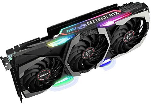 MSI NVIDIA GEFORCE RTX 2080Ti GAMING X TRIO grafikkort '11 GB GDDR6, 1755MHz, RGB Mystic Light, 3x DisplayPort, HDMI, Type-C, trippelfläkt kylsystem