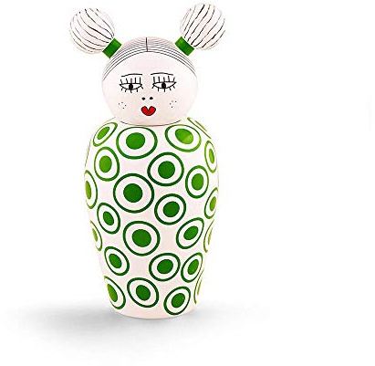 Seletti [BR] Le Canopie-Izumi Dolomite Vase with Cover Ø cm.17,5 H. 25,5/36,5
