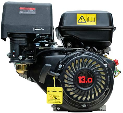 DeTec. 13 PS Benzinmotor 389 CCM Austauschmotor mit 25 mm Welle