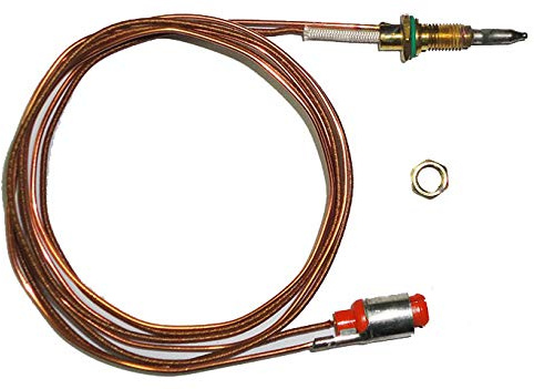 Alpes Inox Termocoppia di sicurezza bifilo attacco jack per fuoco Tripla corona piano cottura serie 2010 - Lunghezza 600 mm. - H6904 - Prodotto originale