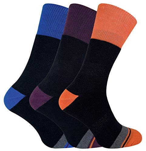 Sock Snob PENINSULA Mens Double Layer Anti Blister Walking Socks 3 Pack