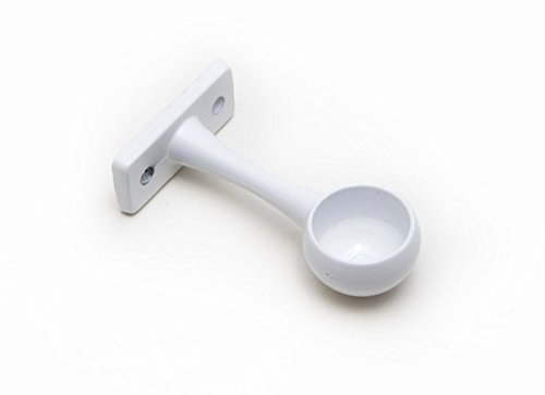 One Stop DIY 100 x Kleiderschrank-Steckdosen-Halterung, 19 mm, Weiß