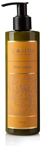 Bodhi Crema Corpo e Doposole Profumato agli Mango - Latte Corpo Biologico e Doposole Bambini e Adulti ad Assorbimento Rapido - Crema Corpo Idratante e After Sun - 250 ml