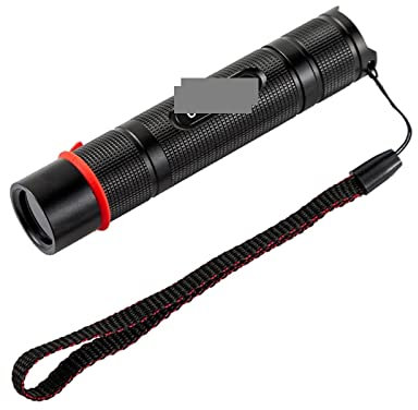 XTYPE Potente linterna UV de 5 W USB negro filtro de luz para detección antifalsificaciones