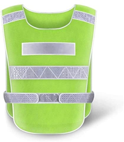 RUTAVM Warnweste Reflektorweste Reflektierende Anzug-Sicherheitsweste Ultra-High-Visibility Reflective Mit Silbernen Reflexstreifen Für Sichtbarkeit Sicherheitsweste (Blue : F, Size : One Size)
