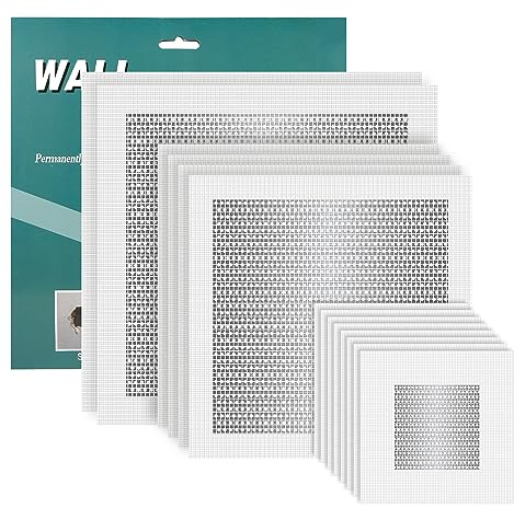 Trockenbau Reparaturset, 5/15/20cm Selbstklebend Trockenbau Patch Reparaturset Aluminium Trockenbau Patch Set Wand Reparatur Patch Set für die Reparatur Kaputter Wände Oder Deckenspachtel