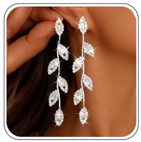 Pendientes de plata con diamantes de imitación brillantes, aretes de gota de cristal, aretes largos con borla de candelabro, joyería para mujer, Plata