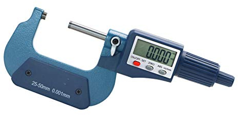Bügelmessschraube 25-50mm Digital Mikrometer 0,001mm Digital Mikrometer Genaue Messwerkzeuge Mikrometer Mikrometer (Size : 75 100mm)
