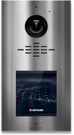 Metzler VDM10 2.0 modulare Video Türsprechanlage Edelstahl - LAN POE - Türklingel mit HD-Kamera, 1-500 Parteien Sprechanlage - Ein- und Mehrfamilienhaus, Smartphone App | Horizon