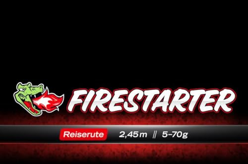 Lieblingsköder Firestarter Reiserute 2,45m 5-70g - Spinnrute, Angelrute zum Reisen, Streckrute zum Angeln