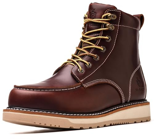 SL-Saint Fait à La Main Soft Moc Toe Waterproof Good year-welted Bottes 6'' Classique Mode