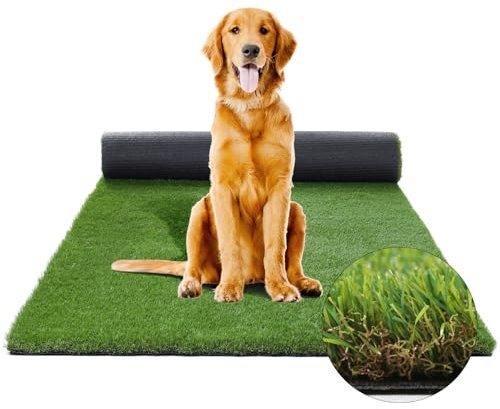 XLX TURF Large Artificial Grass Pad for Dogs Potty, Extra Soft Thick Turf for Indoor Outdoor Patio Balcony, 4 FT X 6 FT
