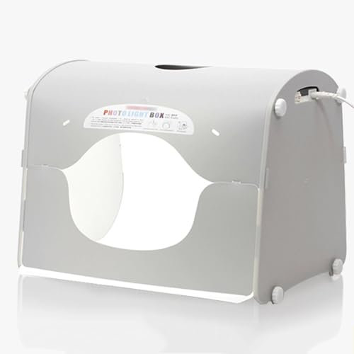 Studio Fotografico Light Box, Tenda Fotografica Portatile, Kit Softbox LED 5500K, Oscuramento Continuo, modalità di Scatto Multi-Finestra, per Prodotti di Piccole Dimensioni