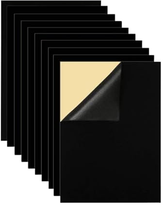 Klebrige Filzplatten – Schubladeneinlage aus weichem Filz, selbstklebende Filzplatten | 10 Stück einfarbiger, klebriger Filz im A4-Format, weiche Filzblätter für Heimdekoration, Tischschutz, Bodenbela