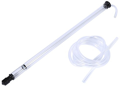 AUTO Siphon Plastic TUBING MINIMIZES Sediment Transfer Bottles Syphon Beer Wine Making