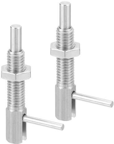 QUARKZMAN 2 Pcs Pasador De Indexación Retráctil M8 Para Maquinaria