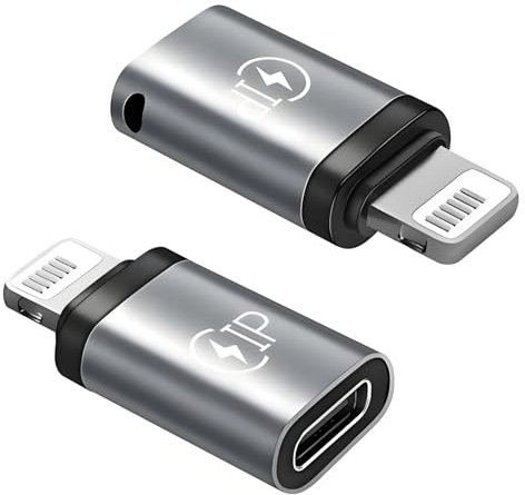 SRLWMYI Adattatore Lightning su USB C 2Pack Lightning Stick Adattatore compatto USB 3.0-OTG, supporta tastiera MIDI, mouse, lettore di schede, trasferimento dati e sincronizzazione