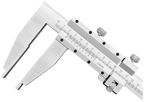 WQWGTLPLVN Offener Messschieber, 0–600 mm, 0–500 mm, Edelstahl, Messschieber, Mess-Mikrometer, Messwerkzeug, Mikrometer(0-500mm)