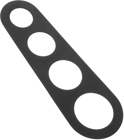 Zerodeko 4hole Pasta Measurer Stainless Steel Kitchen Tool Spaghetti Gauge Pasta Cooking Tool Noodle Measure