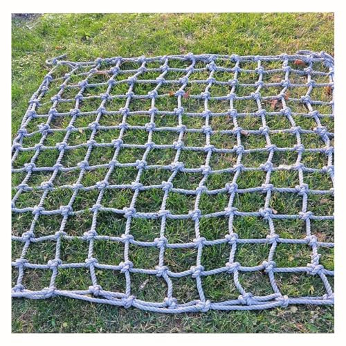 Filet De Sécurité pour Enfants Filet Escalade, Corde d'escalade Exterieur Enfant Descalade Grimper Suspendu Arbre Grand Climbing Rope Ladder Nylon(12mm-10cm,1X9m/3.3X29.53ft)