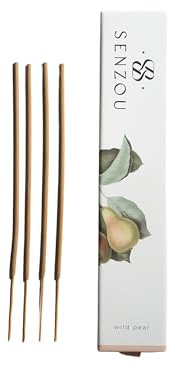 SENZOU Incense Sticks Wild Pear | für Entspannung & Meditation | Harmonisches Dufterlebnis | Perfekt für Yoga & Achtsamkeit | Wellness- & Self-Care-Rituale