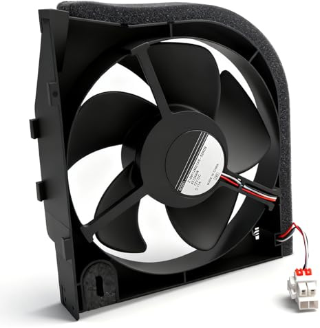 DA97-20025A Refrigerator Condenser Fan Motor Replace for Samsung French Door RF Flex 4-Door Side-by-Side RS Refrigerators Compatible with RF27T5241SR RS22T5201SR RS27T5200SG etc