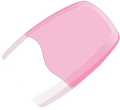 PATKAW Privacy Protection Security Seal Roller Stamp with Reusable Plastic Design for Identity Leakage Prevention, for Personal and Office Use, Pink Hand-held Privacy Graffiti Stamp
