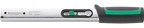 Stahlwille mechanischer Drehmomentschlüssel, Grundgerät mit Aufnahme für Einsteckwerkzeuge Größe 5, 6-50 Nm, 730/5