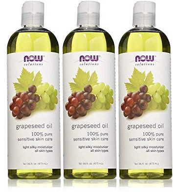 Now Foods, Huile de pépins de raisin 16 Fl Oz Lot de 3