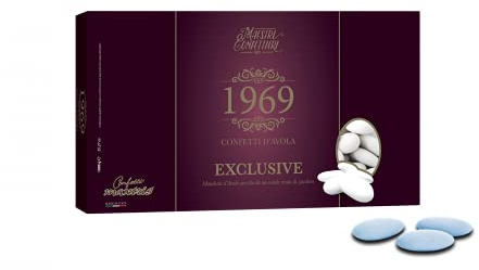 CONFETTI MAXTRIS EXCLUSIVE LINEA ORO AVOLA MANDORLA 37 CELESTE