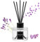 Binca Vidou Reed Diffuser, 120ml Lavender Scented Oil Set, Home Scented Diffuser, 8 Sticks, 50 Days Strong Aroma for Bedroom, Bathroom, Office