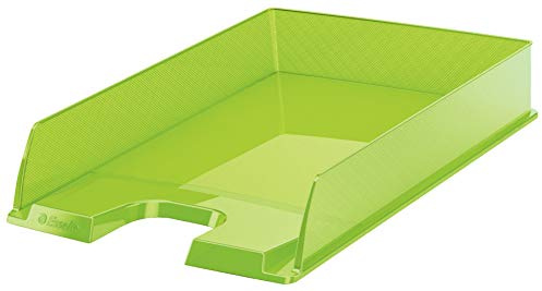 Esselte Europost Briefkorb, Transparent, 10 Stück, grün transparent, 623597