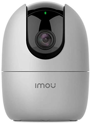 Cámara de seguridad interior 1080P 360°Pan/Tilt AI humano/detección de sonido, cámara IP WiFi, monitor de bebé, audio de 2 vías de visión nocturna, funciona con Alexa, servidor local de la UE y nube