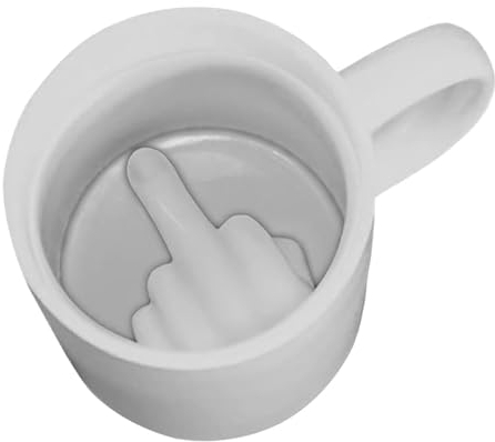 Playcrate Fun Finger Mug – Funny Gift and Hilarious Novelty Gift for That Special Someone!