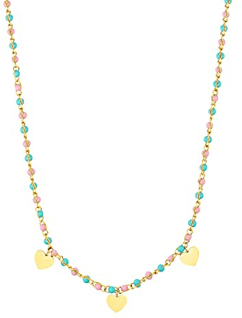 Prinzessin Lillifee Mädchen Kinder Schmuck Herz Edelstahl vergoldet, Kommt in Schmuck Geschenk Box