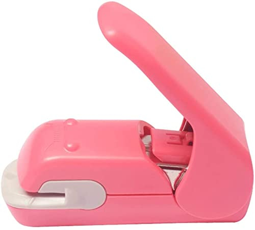MOBAAK Hefter Tragbarer Hefter Nagelloser Hefter Mini Cute Book Hefter Keine Heftklammern Erforderlich Hefterloser Hefter Papier Studentenbriefpapier Tacker Büro (Color : G)